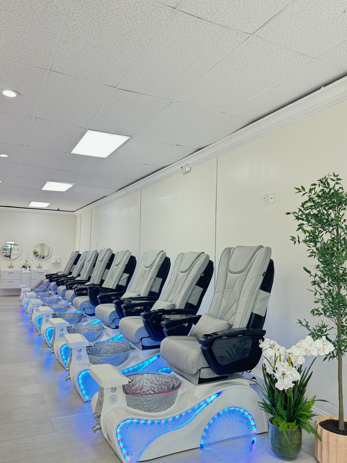 Color Nails and Spa logo
